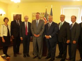 Commission members in Richmond