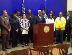 Former Richmond City Councilman Marty Jewell joined community leaders to discuss the forums.